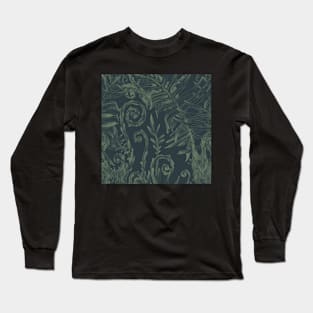 Hand-drawn fern Long Sleeve T-Shirt